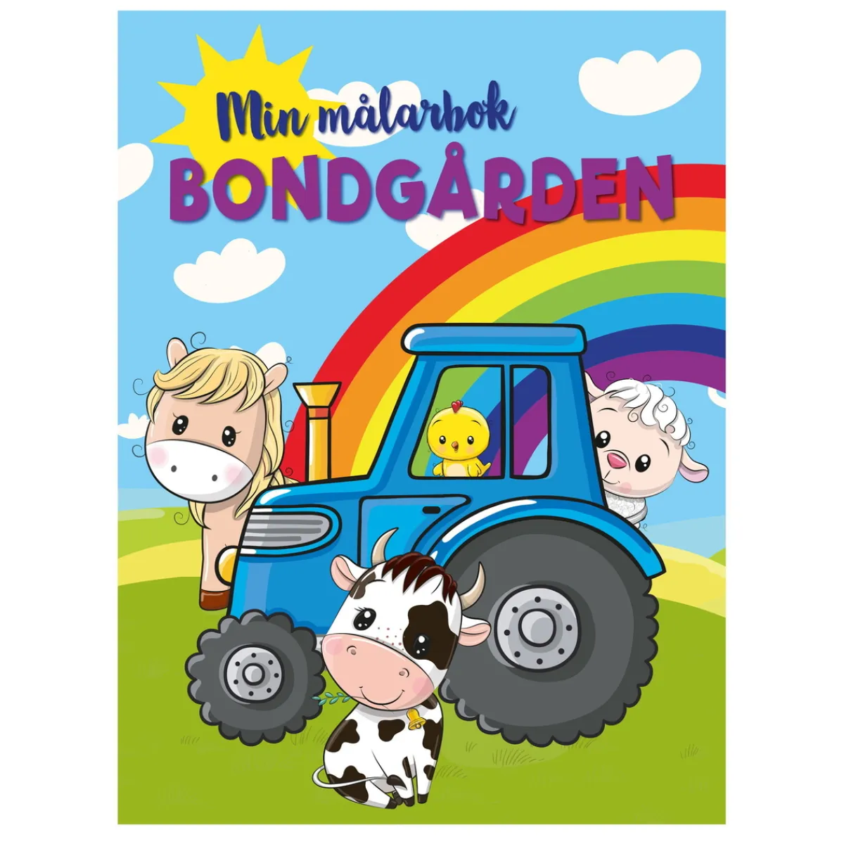 Tukan forlag Min målarbok – Bondgården | Barn Målar- & Pysselböcker