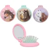 Barn Miss Melody hårborste med spegel Ø6,5 cm – pris per styck, säljs assorterat online