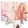 Barn Miss Melody målarbok – 44 motiv plus klistermärken