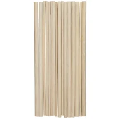 Panduro Hobby 16 mixade rundstavar – längd 25 cm, antal / diameter 8×0,5 mm, 4×8 mm, 4×0,95 mm | Rundstavar & Pinnar