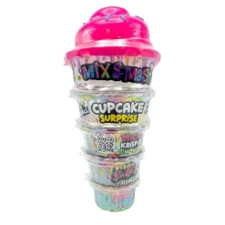 Compound Kings Mix&Mash Cupcake slime set – sprudlande färger och roliga mix | Barn Slime