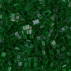 MIYUKI Half Tila grön 5g – HTL0146 Transparent Green | Glaspärlor