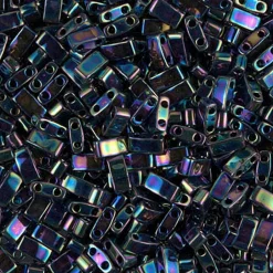 MIYUKI Half Tila olja blå 5g – HTL0455 Metallic Variegated Blue Iris | Glaspärlor