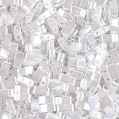 MIYUKI Half Tila vit pearl 5g – HTL0420 White Pearl Ceylon