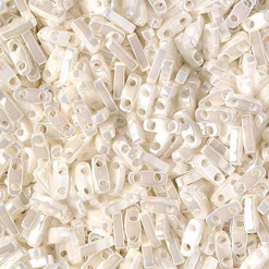 MIYUKI Quarter Tila pearl 4g – QTL0592 Antique Ivory Pearl Ceylon