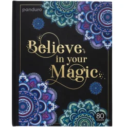Panduro Hobby Målarbok Believe in your magic, 20×25 cm, 40 ark / 80 motiv