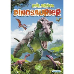 Barn Kärnan Målarbok Dinosaurier