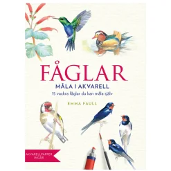 Oklassificerat Målarbok - Fåglar i akvarell