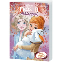 Kärnan Målarbok Frost 2 med stickers – Anna och Elsa vill rita & måla med dig! 24 sidor | Barn Målar- & Pysselböcker