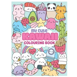 Barn Panduro Hobby Målarbok Kawaii, 21×28 cm, 48 sidor med supersöta motiv!