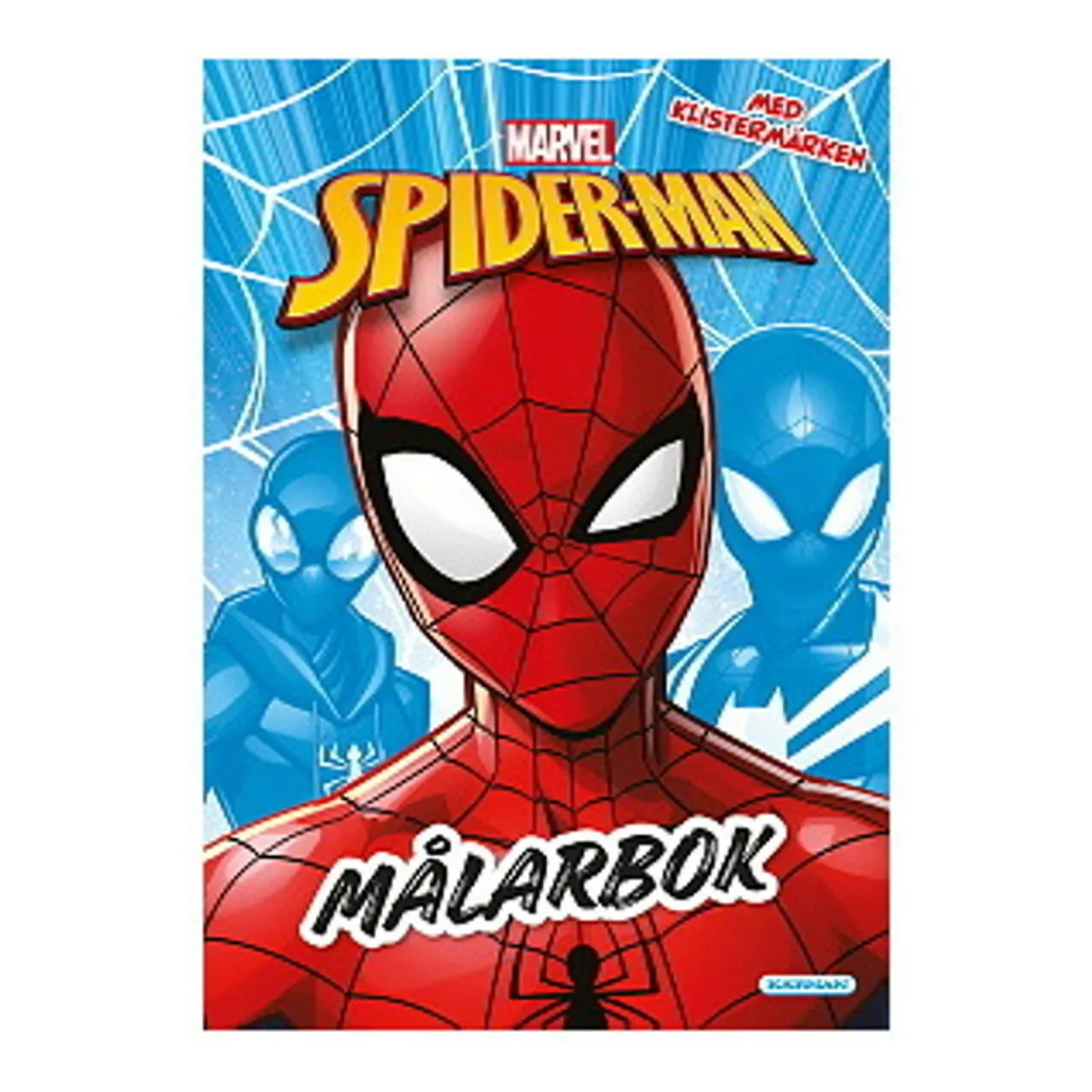Kärnan Målarbok med stickers, Spindelmannen! 21×29,5 cm, 24 sidor | Barn Målar- & Pysselböcker