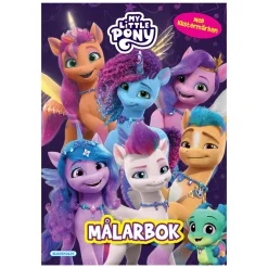 Kärnan Målarbok My little pony – 21×28 cm, 24 sidor med rolig fest + 2 sidor med stickers | Barn Målar- & Pysselböcker