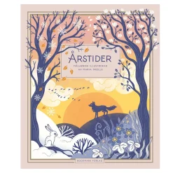 Oklassificerat Målarbok Årstider, illustrerad av Maria Trolle, 85 sidor, 22×23 cm | Målarböcker För Vuxna