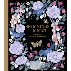 Oklassificerat Målarbok Skymningstimman, vackra och bedårande blomstermotiv