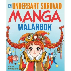 Oklassificerat Målarbok Underbart skruvade mangamålarboken – Alice i underlandet + manga! | Målarböcker För Vuxna
