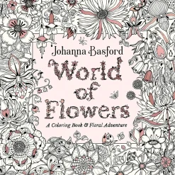 Oklassificerat Målarbok - World of Flowers
