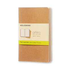 Moleskine ML Cahier Pocket plain brun 3p
