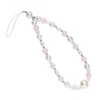 Panduro Jewellery Mobilkedja, mobilrem 17 cm – pärlemorskimrande pärlor