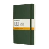 Moleskine Classic Notebook Large (13×21 cm), grön mjuk pärm – 240 linjerade sidor | Notebooks