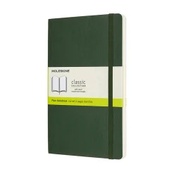 Moleskine Classic Notebook Large (13×21 cm), grön mjuk pärm – 192 olinjerade sidor | Notebooks