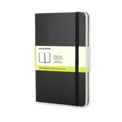 Moleskine Classic Notebook Pocket (9×14 cm), svart hård pärm – 192 olinjerade sidor