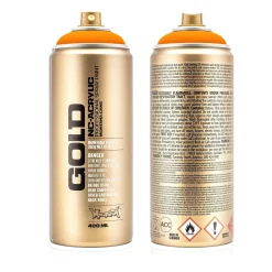 MONTANA Gold sprayfärg 400 ml - F2000 Power Orange | Sprayfärger