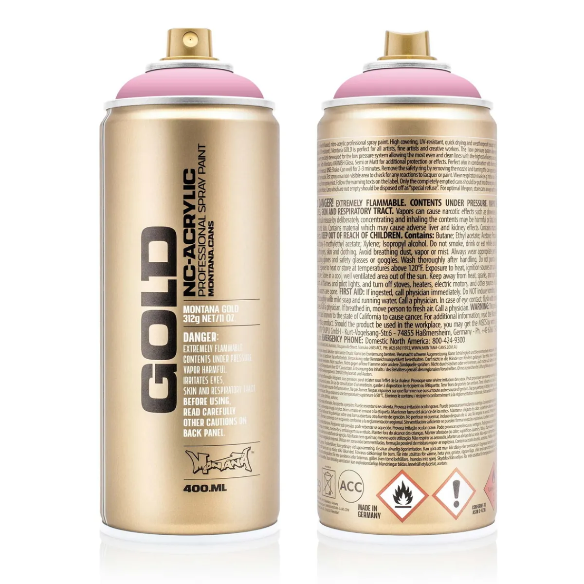 MONTANA Gold sprayfärg 400 ml - G3110 Frozen Raspberry