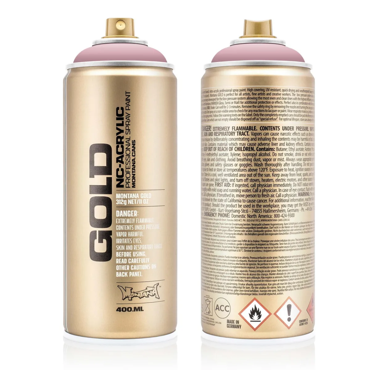 MONTANA Gold sprayfärg 400 ml - G4010 Mortadella | Sprayfärger