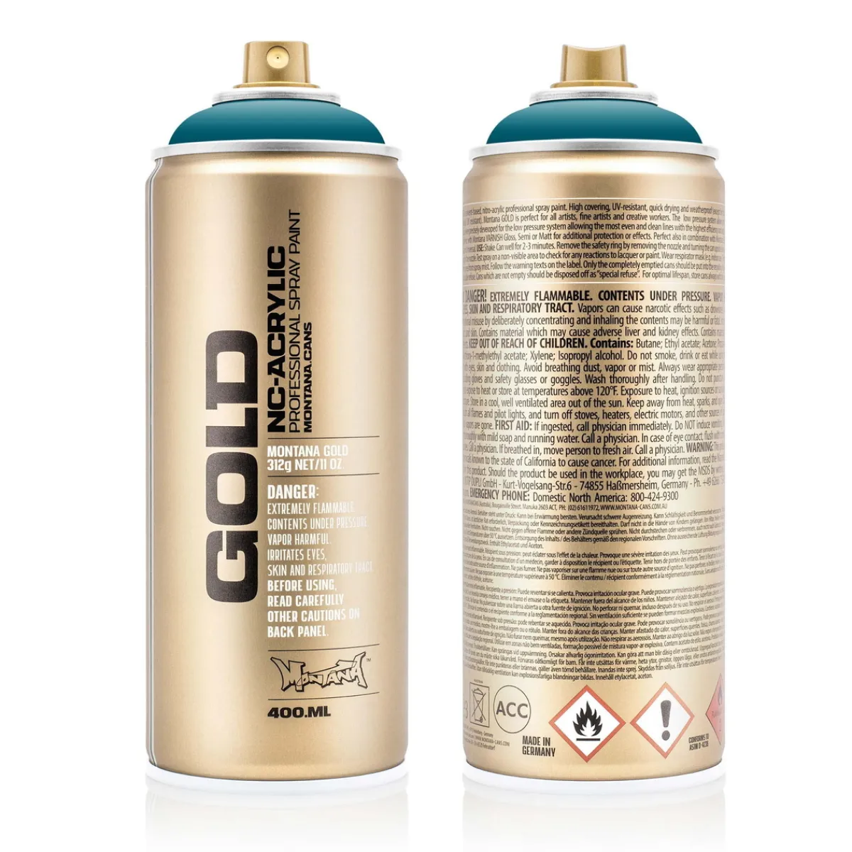 MONTANA Gold sprayfärg 400 ml - G6270 Reef | Sprayfärger