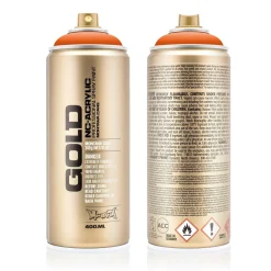 MONTANA Gold sprayfärg 400 ml - Shock 2010 Orange | Sprayfärger