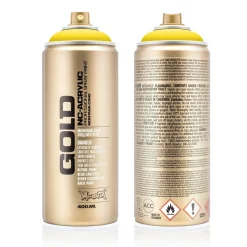 MONTANA Gold sprayfärg 400 ml - Shock 1010 Yellow