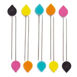 Pony yarn accessories Monteringsnålar av härdat stål, längd 60 mm, 10-pack | Garntillbehör