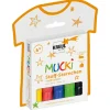 Kreul Mucki textilpennor stjärnor, 5-pack | Barn Barnpennor