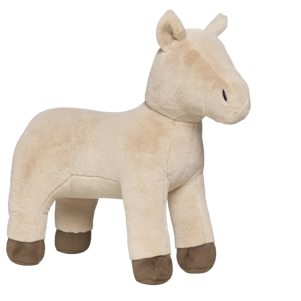 Barn Panduro Hobby My Hobby Pony, beige odekorerad gosedjurs-ponny som bjuder in till diy & pyssel, 37×15×36 cm