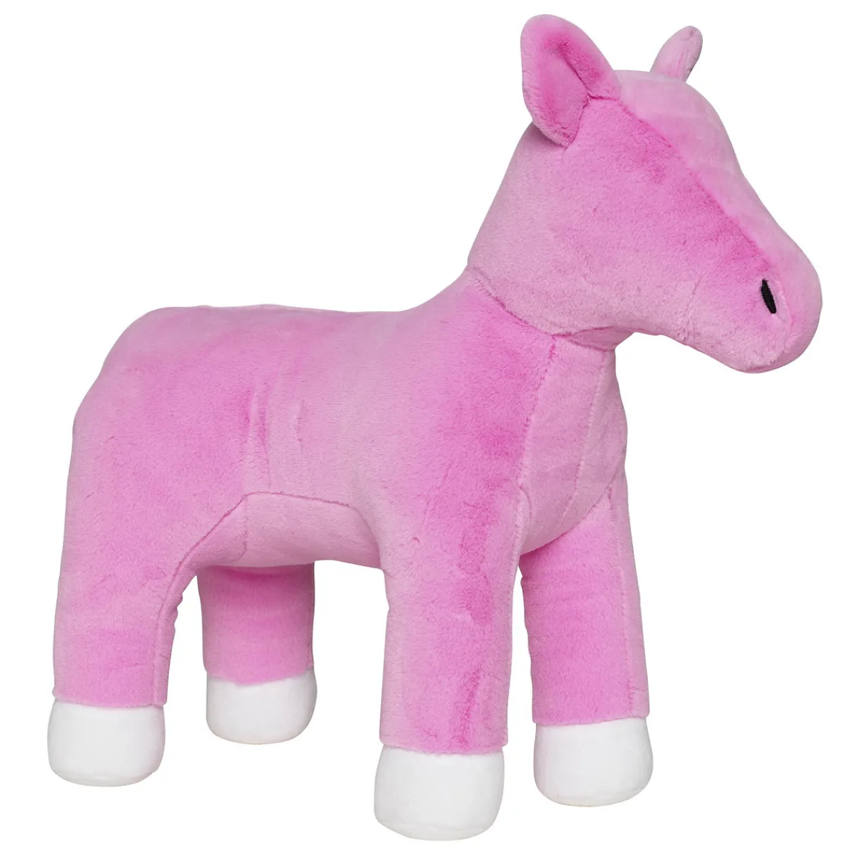 Barn Panduro Hobby My Hobby Pony, rosa odekorerad gosedjurs-ponny som bjuder in till diy & pyssel, 37×15×36 cm