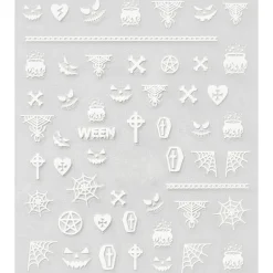 Barn Panduro Hobby Nagelstickers halloween glow – 53 självlysande & spooky nagelklistermärken