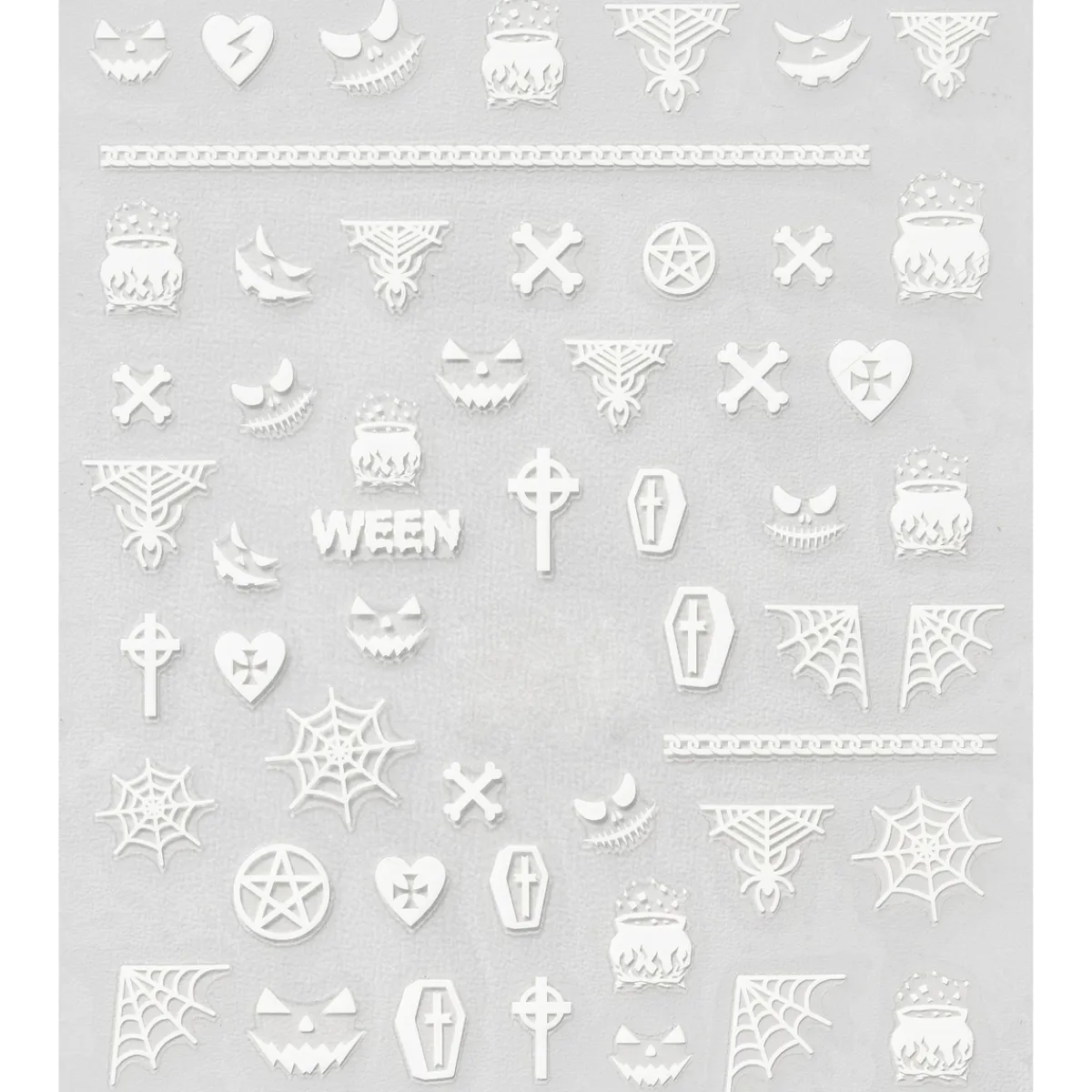 Barn Panduro Hobby Nagelstickers halloween glow – 53 självlysande & spooky nagelklistermärken