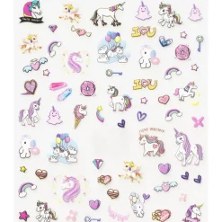Panduro Hobby Nagelstickers unicorn – 67 små nagelklistermärken med enhörningar & söta motiv | Barn Ansikts- Och Nageldekor