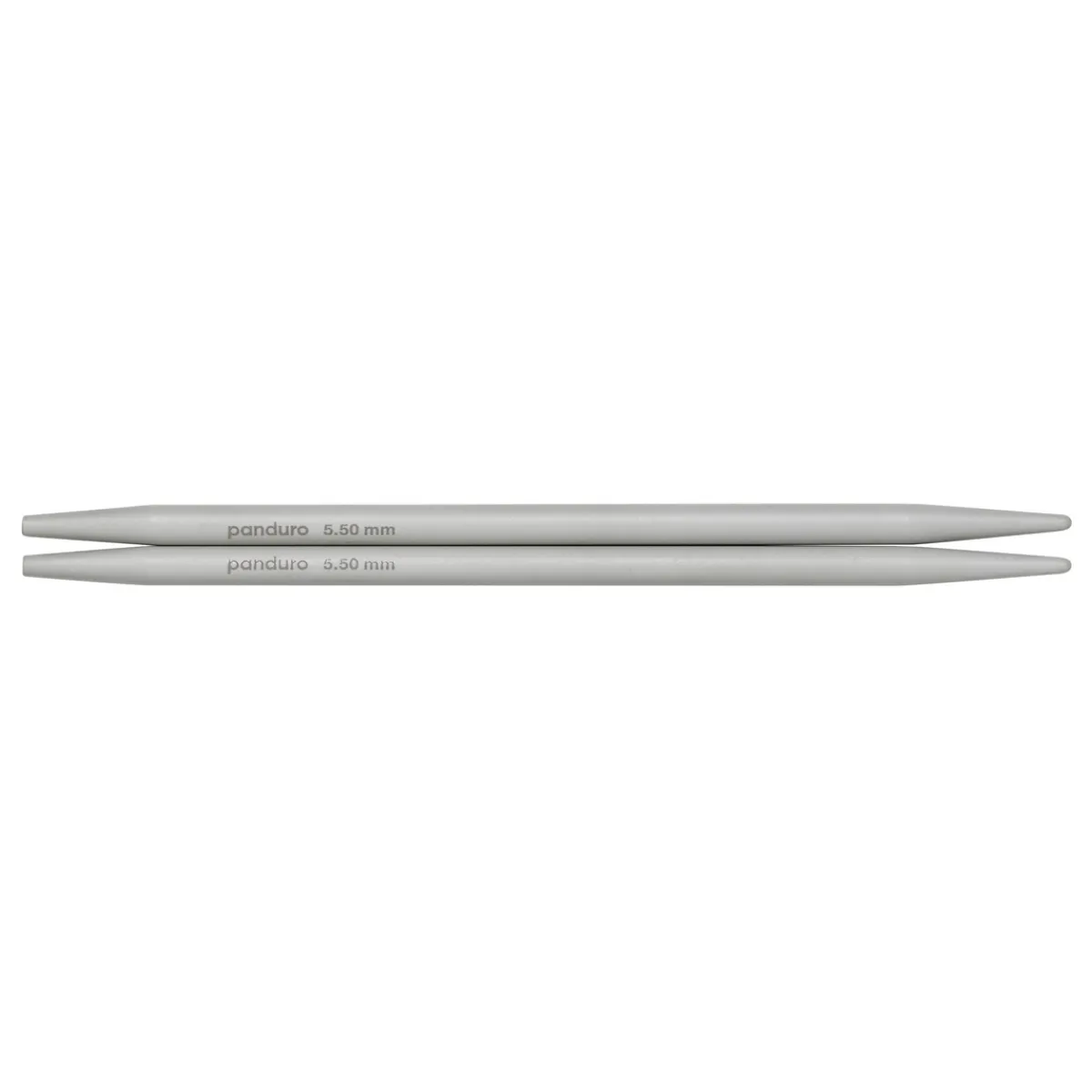 Pony yarn accessories Ändstickor av aluminium, längd 14 cm Ø5,0 mm – för kabel med Glydon-system