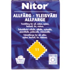 Nitor Allfärg 11 Gul | Textilfärger