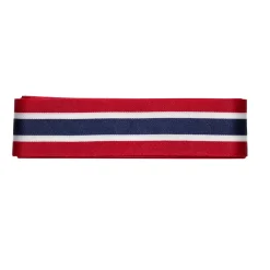Panduro Hobby Norgeband med norska flaggans färger, 3 m långt och 25 mm brett | Polyester