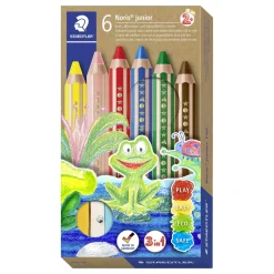 Barn Staedtler Noris JR Jumbo Pennor 3i1 - 6p