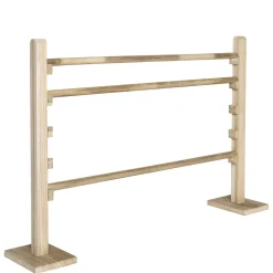 Barn Panduro Design Omålat hinder av trä till käpphäst, 100 cm brett / 5 hinderhöjder – 21, 31, 41, 51 och 61 cm