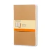 Moleskine 3-pack Cahier Journal Large (13×21 cm), kraftpapper – 3×80 linjerade sidor