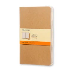 Moleskine 3-pack Cahier Journal Large (13×21 cm), kraftpapper – 3×80 linjerade sidor