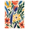 Panduro Hobby Paint by number / måla efter nummer – blommor, 25×35 cm + 10 färger & 3 penslar