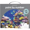 Panduro Hobby Paint by number / måla efter nummer – korallrev, 28×35,5 cm + 20 färger & 3 penslar
