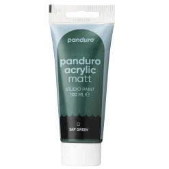 Panduro Acrylic akrylfärg, matt 100 ml – Sap green | Akrylfärger
