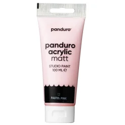 Panduro Acrylic akrylfärg, matt 100 ml – Pastel pink | Akrylfärger