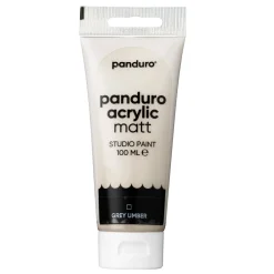 Panduro Acrylic akrylfärg, matt 100 ml – Grey umber | Akrylfärger